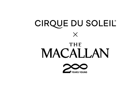 Cirque du Soleil and The Macallan partnership logo celebrating The Macallan’s 200 Years Young anniversary.